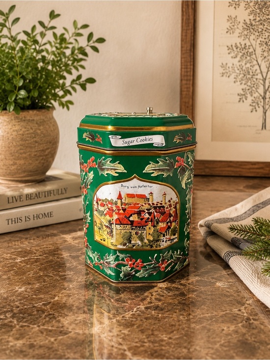 Other - Vintage German Lambertz Musical Christmas Cookie Tin | Sugar Cookies